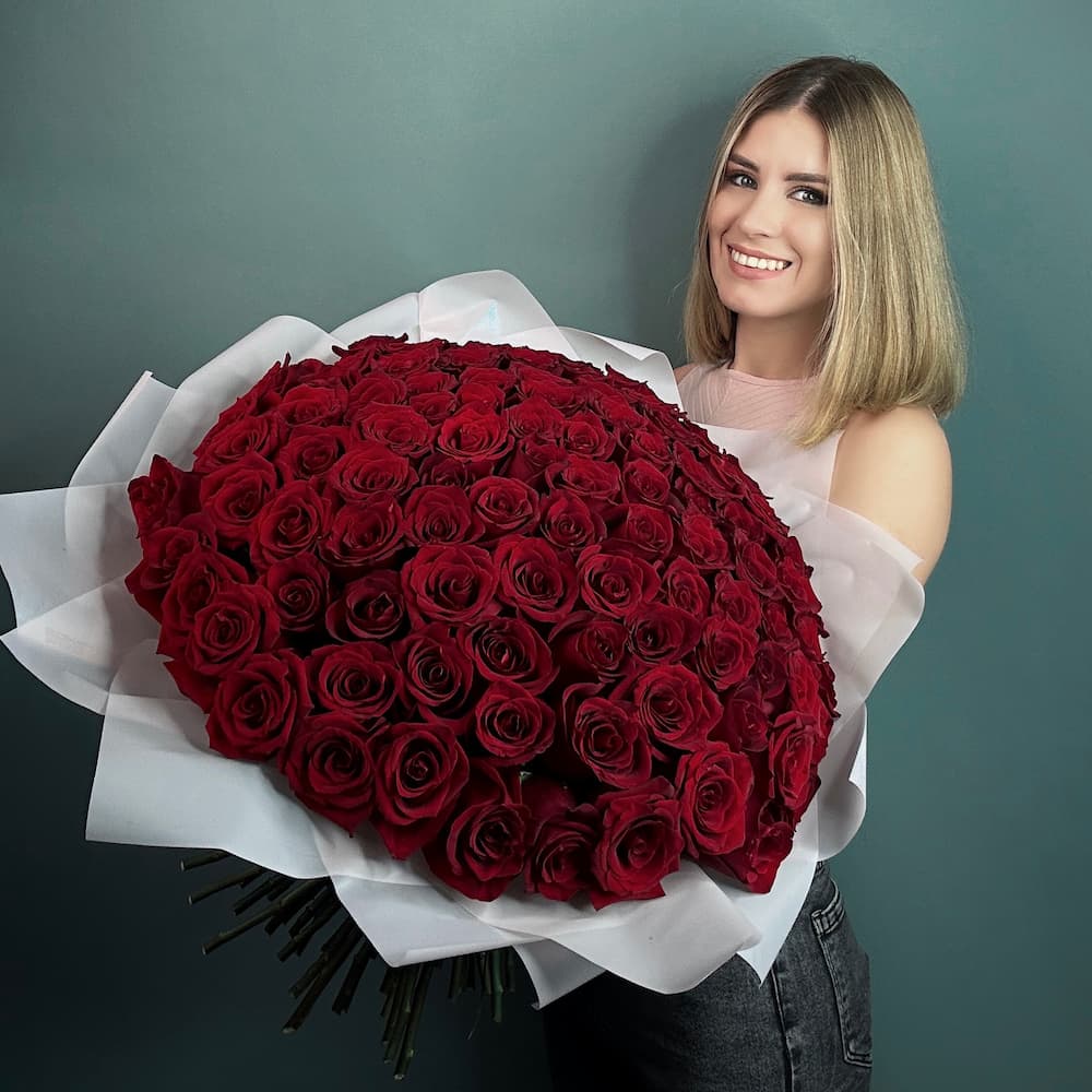 Эквадорские красные розы